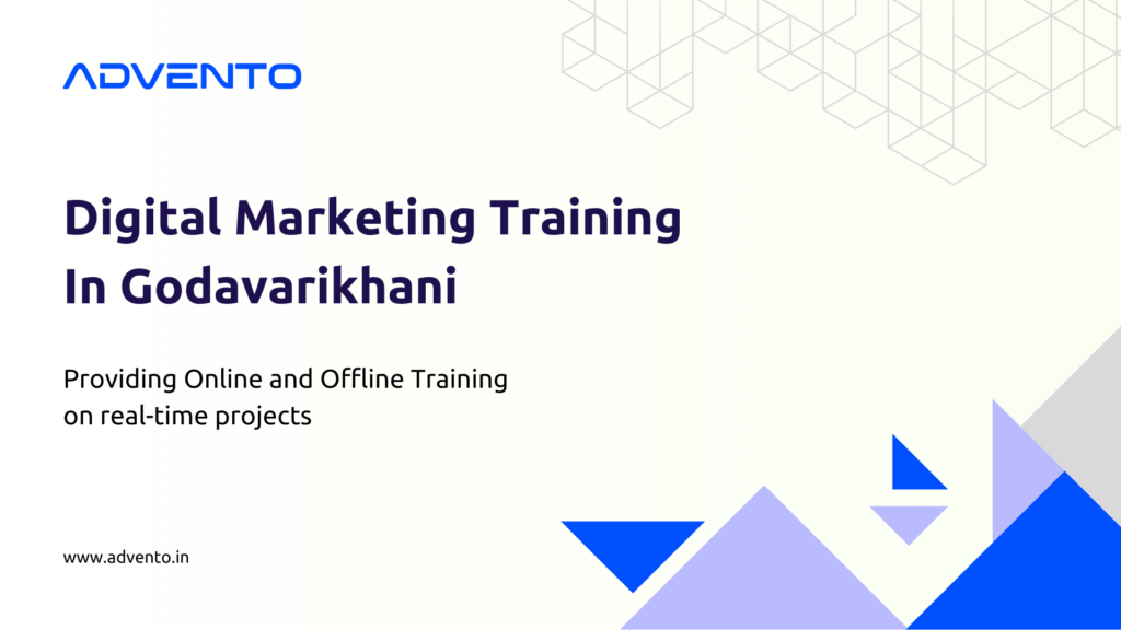 Digital Marketing Training In Ramagundam (Godavarikhani -GDK)